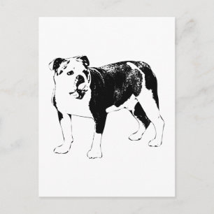 Hello in Ink, Dog Post Postcard