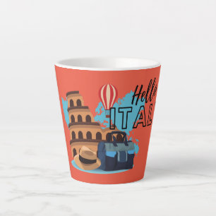Hello Italy  Latte Mug