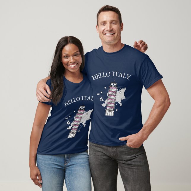 Hello Italy  T-Shirt (Unisex)