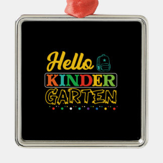 Hello Kinder Garten Metal Tree Decoration