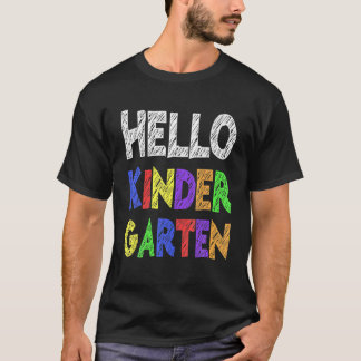 Hello Kindergarten Back To School T-Shirt