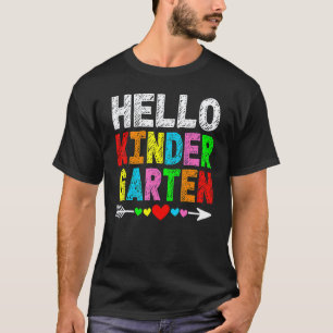 Hello Kindergarten Back To School Teacher Student T-Shirt