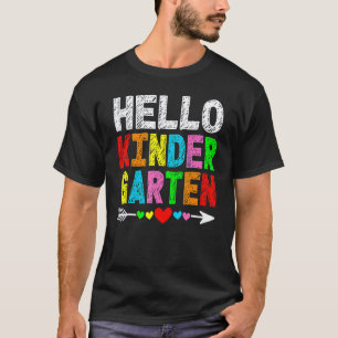 Hello Kindergarten Back To School Teacher Student T-Shirt