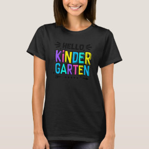 Hello Kindergarten Back To School Teacher Student T-Shirt