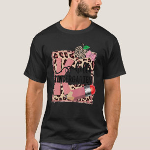 Hello Kindergarten Back To School Women Girls Pink T-Shirt