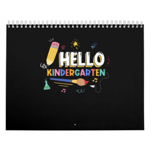 Hello Kindergarten Calendar