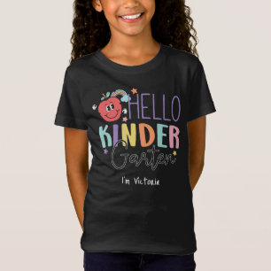 Hello Kindergarten Colourful Elementary School v2 T-Shirt