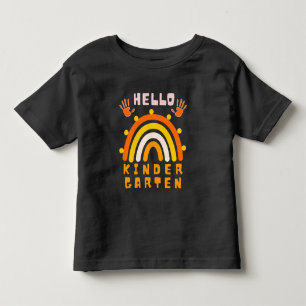 HELLO KINDERGARTEN - COOL RAINBOW TODDLER T-Shirt