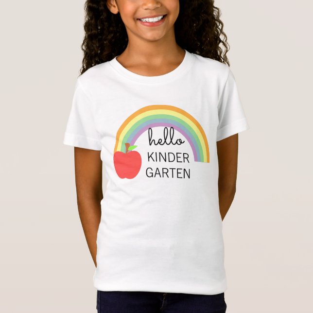 Hello Kindergarten Custom T-Shirt (Front)