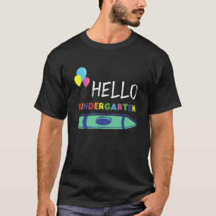 Hello Kindergarten First Day Of School Daycare Kid T-Shirt