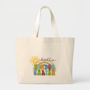 Hello Kindergarten for Boys and Girls Tote Bag