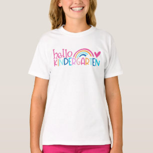 Hello Kindergarten for Kids First Day of School T-Shirt