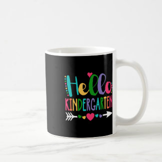Hello Kindergarten Heart Teacher Student Byck To S Coffee Mug
