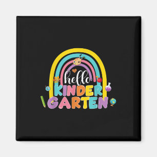 Hello Kindergarten Here I Come Back To School Rain Magnet