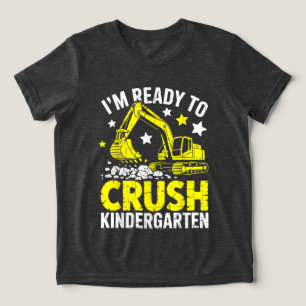 Hello Kindergarten Kids Teacher Back To School Tri-Blend Shirt