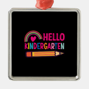 Hello Kindergarten Metal Tree Decoration