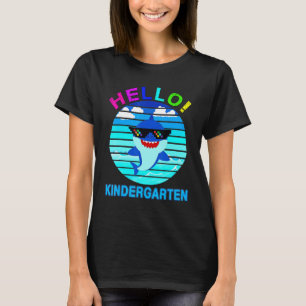 Hello Kindergarten Shark Baby T-Shirt