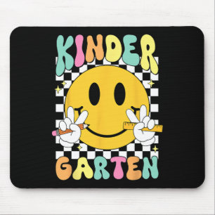 Hello Kindergarten Smile Face Back To School Kinde Mouse Pad