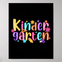 Hello Kindergarten Teacher Girls Kid Preppy Back T