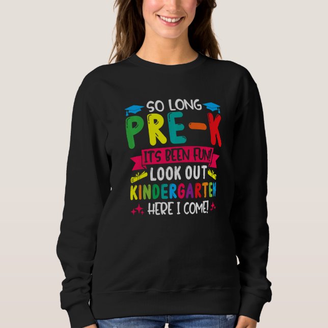 Hello Kindergarten Teacher Student Back To School  Sweatshirt (Front)