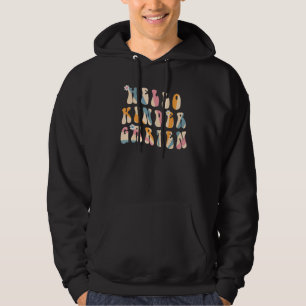 Hello kindergarten Teacher Team Back To School Gro Hoodie