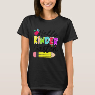Hello Kindergarten Team Kinder Back To School Teac T-Shirt