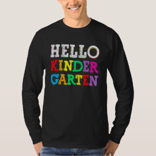 Hello Kindergarten Team Kinder Back To School Teac T-Shirt