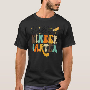 Hello Kindergarten Team Kindergarten Teacher Back T-Shirt