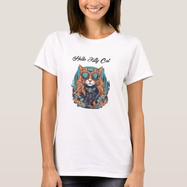 hello kitty cat T-Shirt (Front)