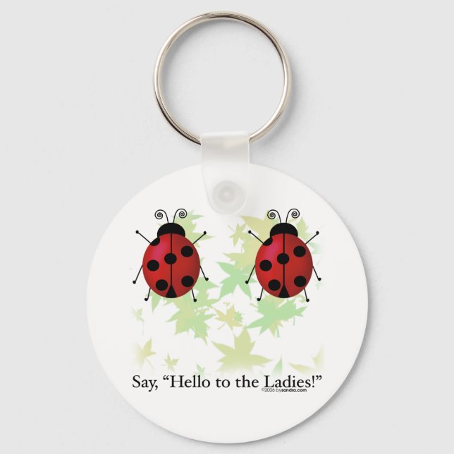 Hello Ladies Key Ring (Front)
