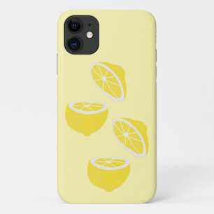 Hello Lemon modern yellow fruit Case-Mate iPhone Case