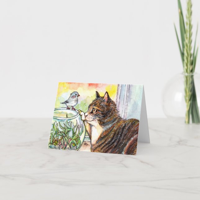 Hello Little Bird Card (Front)