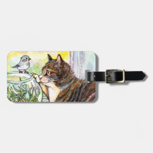 Hello Little Bird Luggage Tag