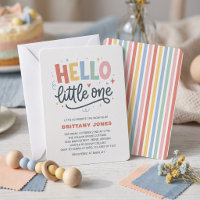 Hello Little One Colourful Baby Shower