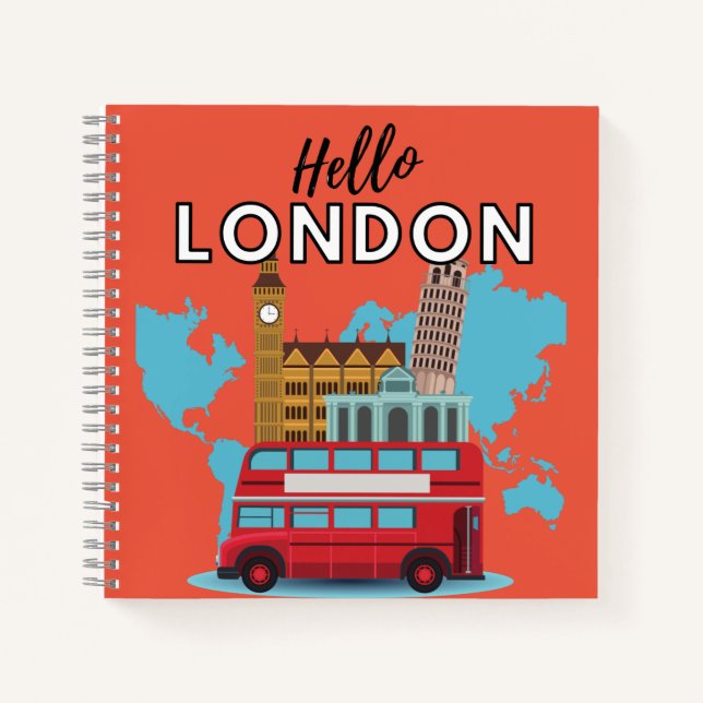 Hello London Notebook (Front)