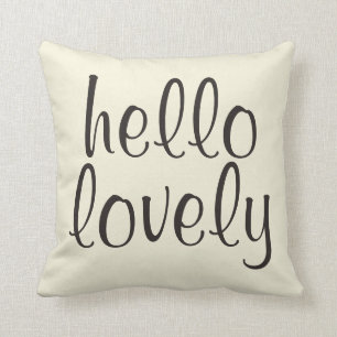 Hello Lovely Pillow