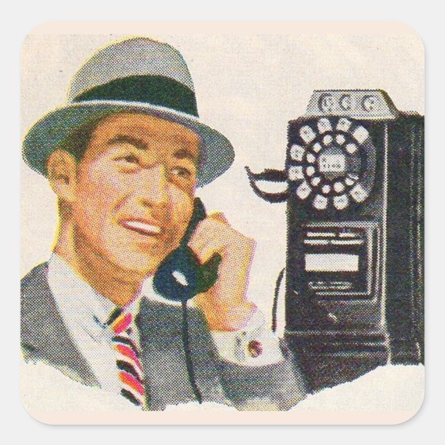 Hello, Mabel? It's Tony. Square Sticker (Front)