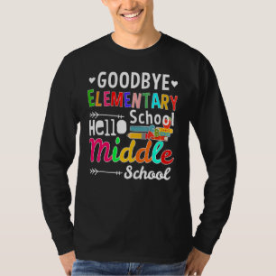 Hello Middle School Graduation Elementary School T-Shirt