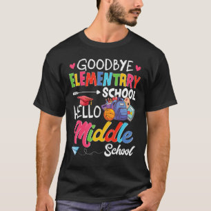 Hello Middle School Graduation Elementary School T-Shirt