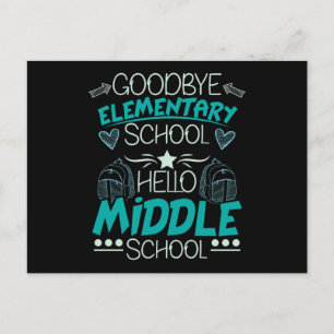 Hello Middle School Postcard