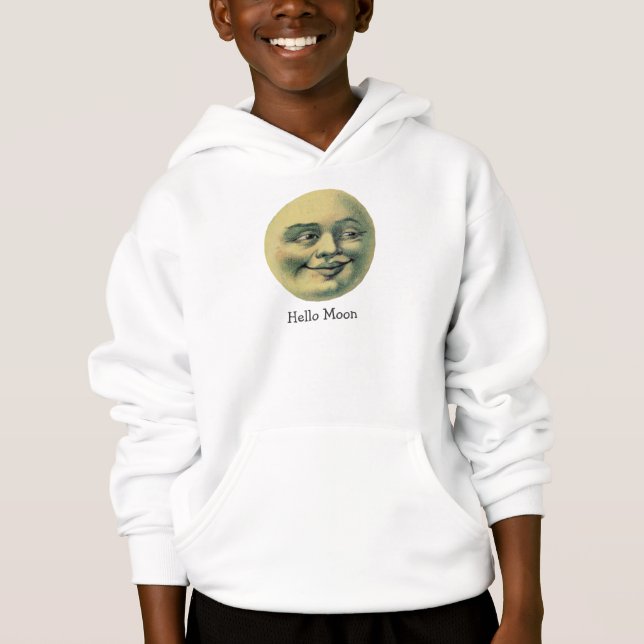 Hello Moon - Kids Sweatshirt (Front)