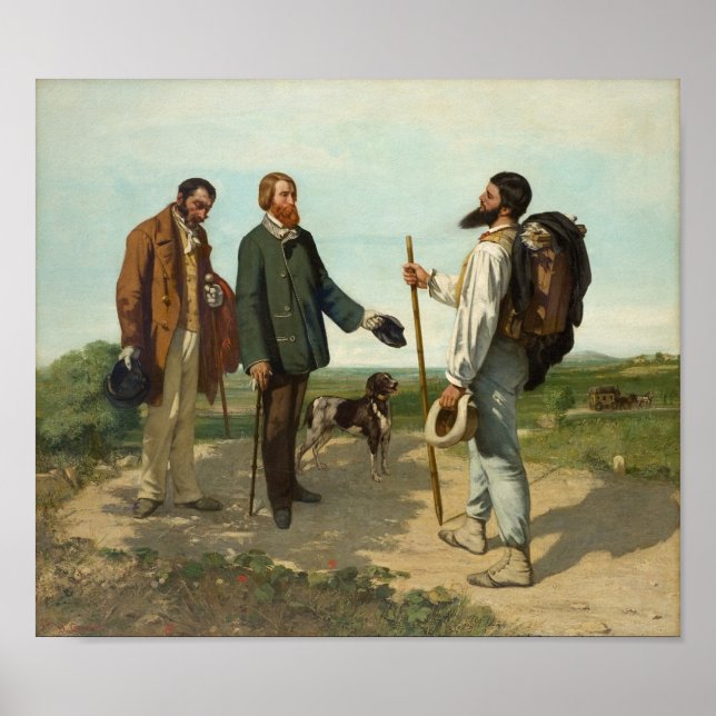 Hello Mr. Courbet, Gustave Courbet Poster (Front)