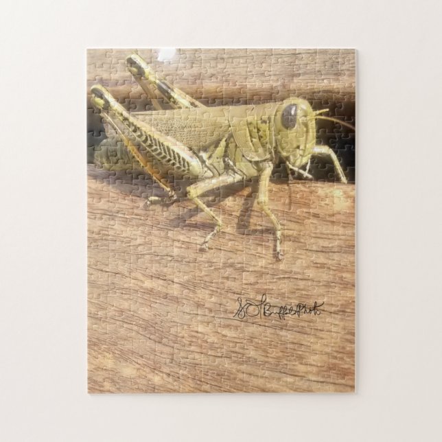 Hello Mr. Grasshopper!  Jigsaw Puzzle (Vertical)