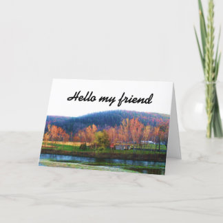 HELLO MY FRIEND card