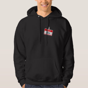 Hello My Name Is Alex Funny Halloween Costume Name Hoodie