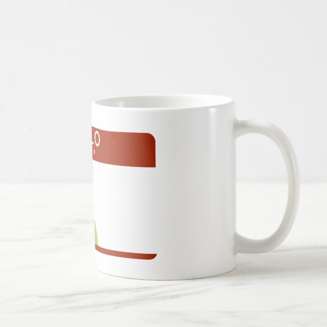 hello my name is Android Coffee Mug (Right)