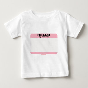 Hello my name is BLANK PINK copy Baby T-Shirt