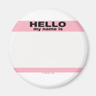 Hello my name is BLANK PINK copy Magnet