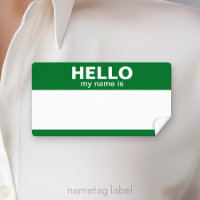 Hello my name is -- classic labels
