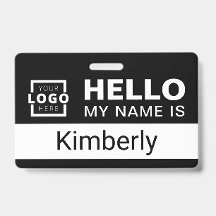 Hello My Name Is - Custom Business Employee Name ID Badge